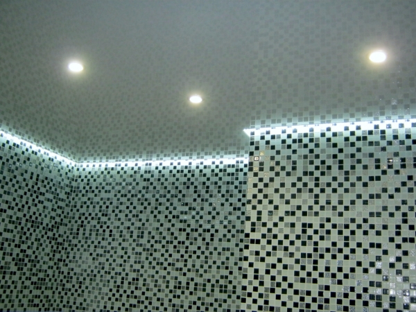 Бесщелевой потолок с подсветкой 6 м²